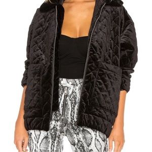 I.AM.GIA Contraband Quilted Velvet Jacket